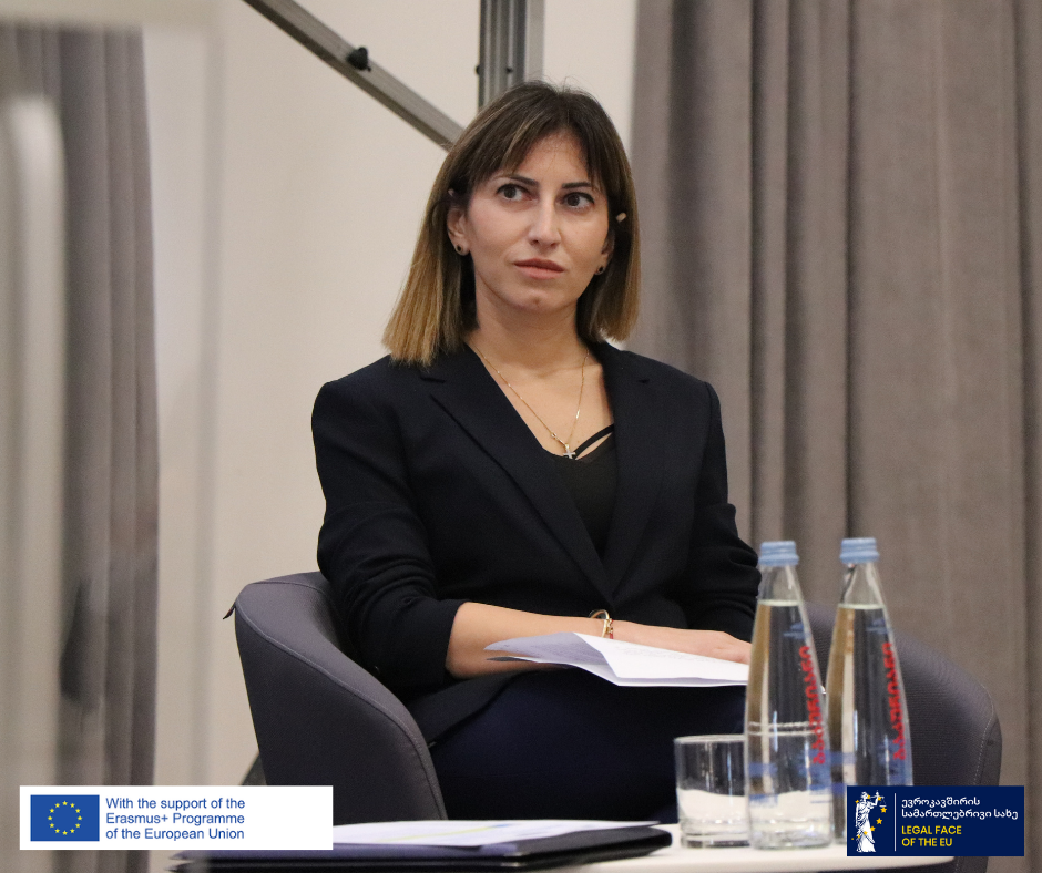  ჟან მონეს პროექტის „ევროკავშირის სამართლებრივი სახე“ პრეზენტაცია